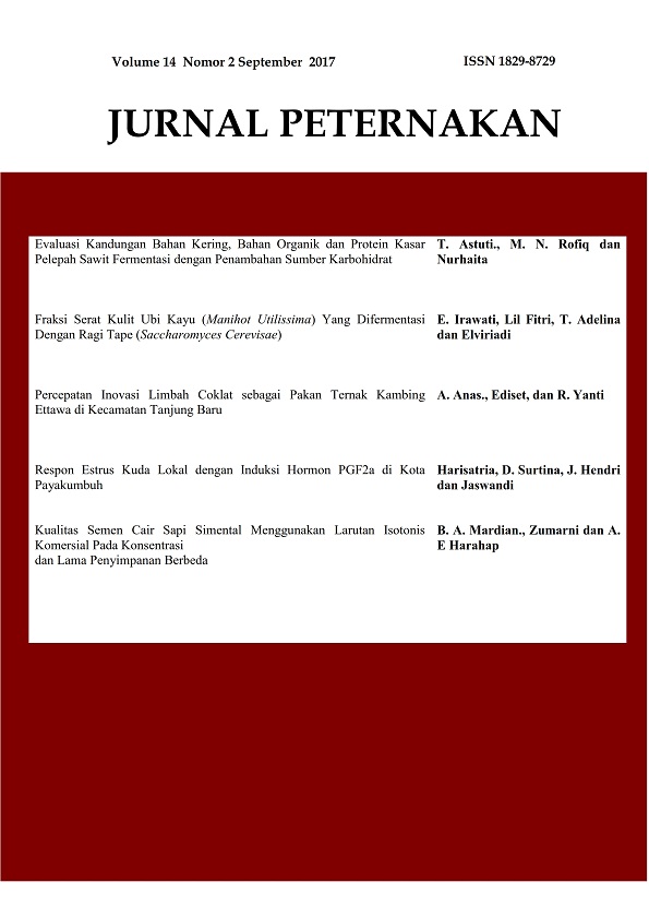 Jurnal Peternakan Edisi September 2017